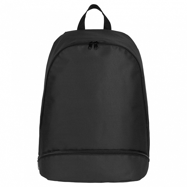 Рюкзак спортивный Athletic, черный с логотипом в Нефтекамске заказать по выгодной цене в кибермаркете AvroraStore