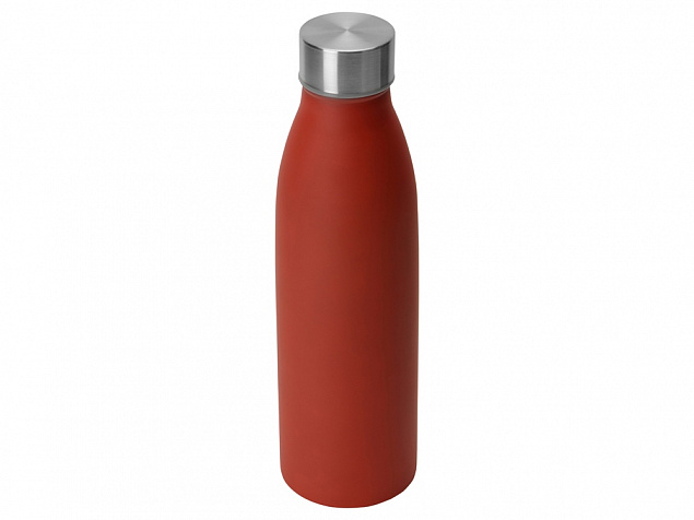 Стальная бутылка Rely, 800 мл, красный матовый с логотипом в Нефтекамске заказать по выгодной цене в кибермаркете AvroraStore