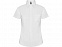 Рубашка Sofia женская с коротким рукавом, белый с логотипом в Нефтекамске заказать по выгодной цене в кибермаркете AvroraStore