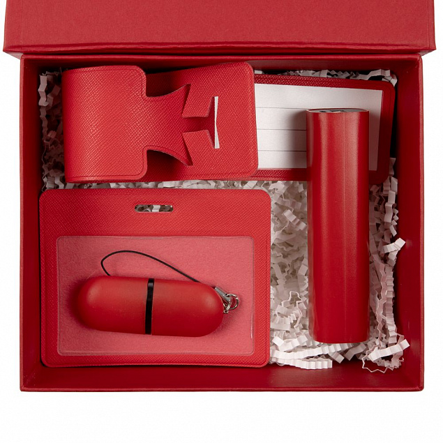 Коробка Magnus, красная с логотипом в Нефтекамске заказать по выгодной цене в кибермаркете AvroraStore
