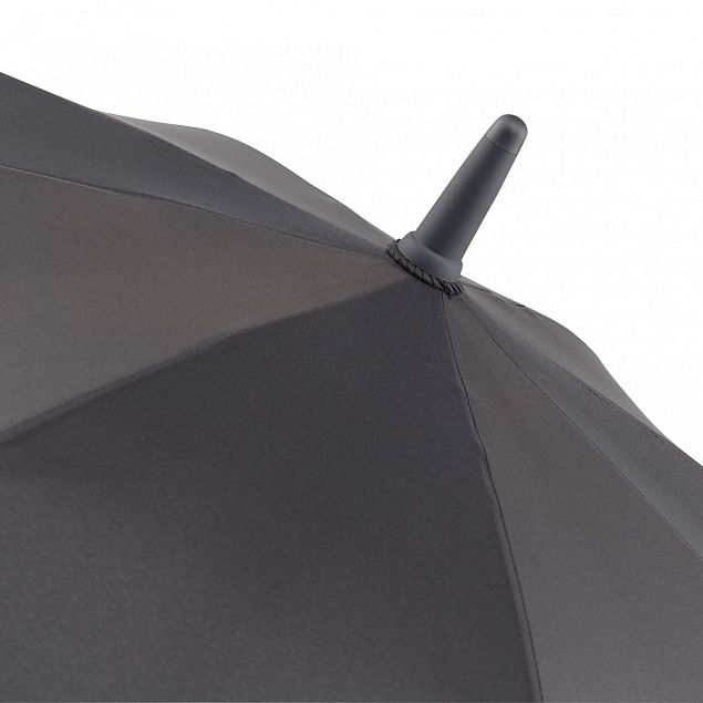Зонт-трость с цветными спицами Color Style, серый с логотипом в Нефтекамске заказать по выгодной цене в кибермаркете AvroraStore