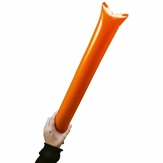 Палки-стучалки для болельщиков Hip-Hip, оранжевые с логотипом в Нефтекамске заказать по выгодной цене в кибермаркете AvroraStore
