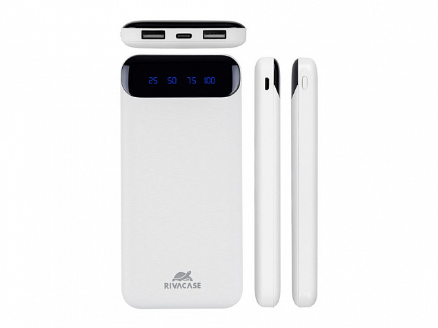 Внешний аккумулятор с дисплеем VA2240, 10000 mAh с логотипом в Нефтекамске заказать по выгодной цене в кибермаркете AvroraStore