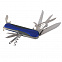 Карманный нож Kassel с 9 функциями, синий с логотипом в Нефтекамске заказать по выгодной цене в кибермаркете AvroraStore