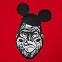 Толстовка Monkey Mouse, красная с логотипом в Нефтекамске заказать по выгодной цене в кибермаркете AvroraStore