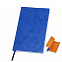 Бизнес-блокнот "Funky", 130*210 мм, синий, оранжевый форзац, мягкая обложка, блок-линейка с логотипом в Нефтекамске заказать по выгодной цене в кибермаркете AvroraStore