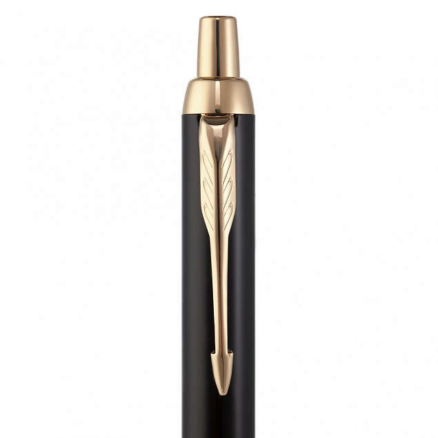Ручка шариковая Parker IM Core K321 Black GT M с логотипом в Нефтекамске заказать по выгодной цене в кибермаркете AvroraStore