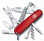 Офицерский нож Mountaineer 91, красный с логотипом в Нефтекамске заказать по выгодной цене в кибермаркете AvroraStore