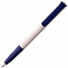 Ручка шариковая Senator Super Soft, белая с синим с логотипом в Нефтекамске заказать по выгодной цене в кибермаркете AvroraStore
