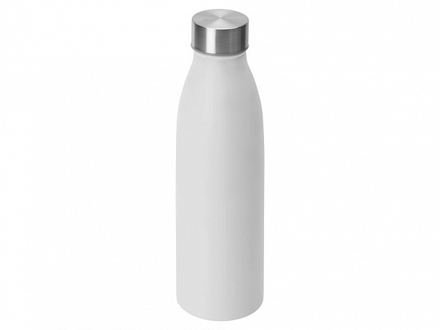 Стальная бутылка Rely, 800 мл, белый матовый с логотипом в Нефтекамске заказать по выгодной цене в кибермаркете AvroraStore