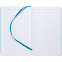 Ежедневник Nova Round, недатированный, бирюзовый с логотипом в Нефтекамске заказать по выгодной цене в кибермаркете AvroraStore