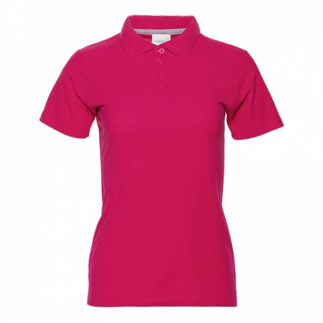 Рубашка поло StanWomen Ярко-розовый с логотипом в Нефтекамске заказать по выгодной цене в кибермаркете AvroraStore