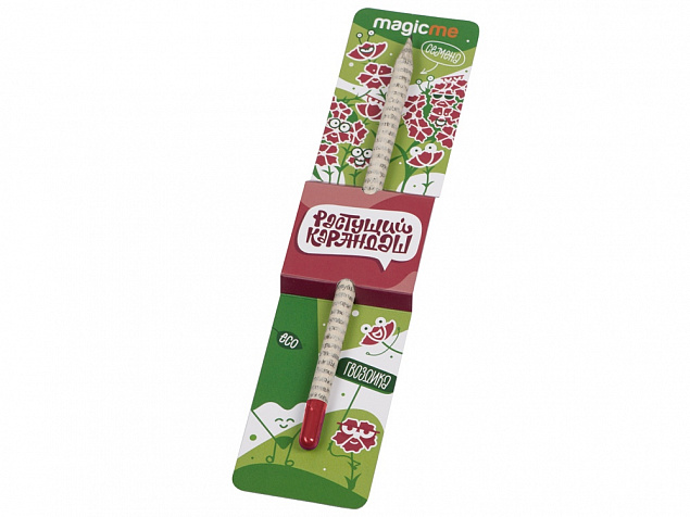 «Растущий карандаш» с семенами гвоздики с логотипом в Нефтекамске заказать по выгодной цене в кибермаркете AvroraStore