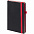 Ежедневник Ton, недатированный, черный с красным с логотипом в Нефтекамске заказать по выгодной цене в кибермаркете AvroraStore
