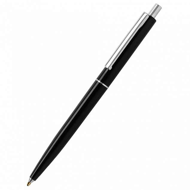 Ручка шариковая Dot - Черный AA с логотипом в Нефтекамске заказать по выгодной цене в кибермаркете AvroraStore