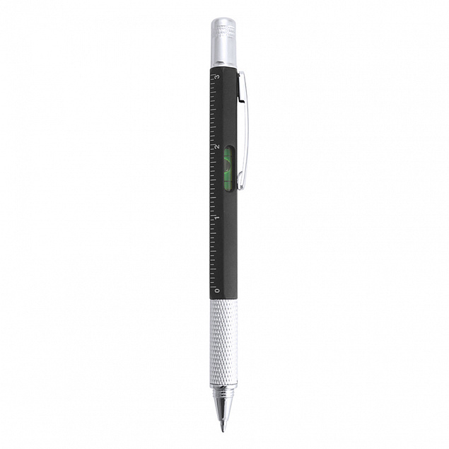 Ручка с мультиинструментом SAURIS, пластик, металл с логотипом в Нефтекамске заказать по выгодной цене в кибермаркете AvroraStore