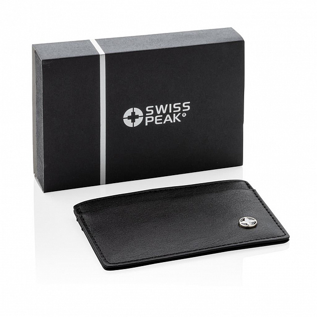 Бумажник Swiss Peak с защитой от сканирования RFID с логотипом в Нефтекамске заказать по выгодной цене в кибермаркете AvroraStore