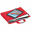 Сумка-папка SIMPLE, красная с логотипом в Нефтекамске заказать по выгодной цене в кибермаркете AvroraStore
