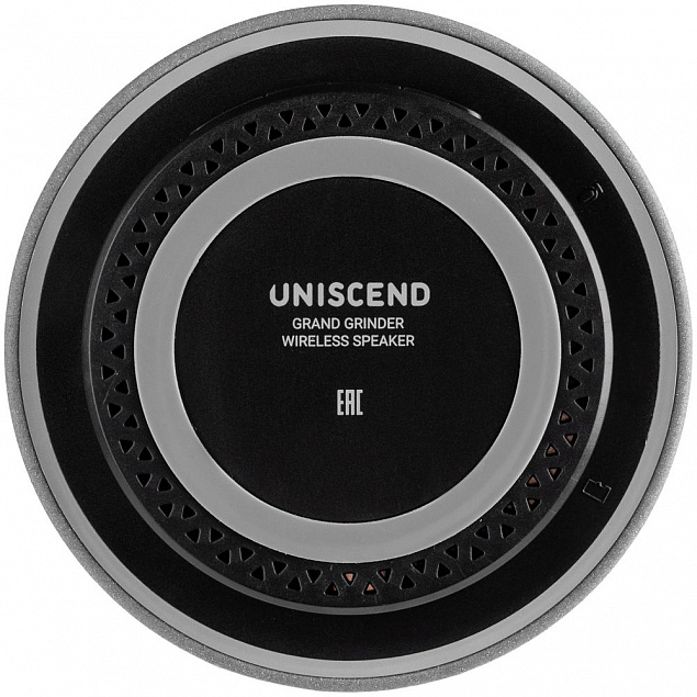 Беспроводная колонка Uniscend Grand Grinder, серая с логотипом в Нефтекамске заказать по выгодной цене в кибермаркете AvroraStore