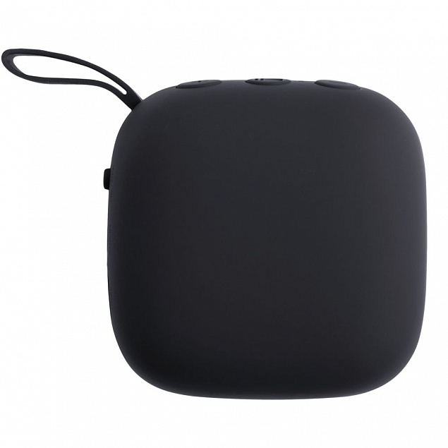 Беспроводная колонка Chubby, черная с логотипом в Нефтекамске заказать по выгодной цене в кибермаркете AvroraStore