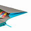 Ежедневник Portobello Trend, In Velour, недатированный, бирюзовый с логотипом в Нефтекамске заказать по выгодной цене в кибермаркете AvroraStore