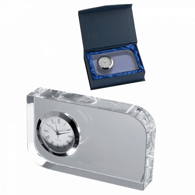 Настольные часы с логотипом в Нефтекамске заказать по выгодной цене в кибермаркете AvroraStore