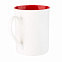 Керамическая кружка Astra, 380 ml, белый/красный с логотипом в Нефтекамске заказать по выгодной цене в кибермаркете AvroraStore
