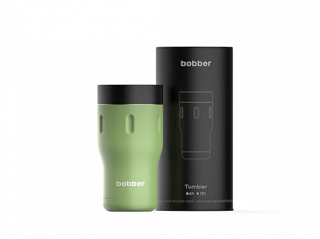 Термос питьевой, вакуумный, бытовой, тм bobber. Объем 0,35 литра. Артикул Tumbler-350 Mint Cooler с логотипом в Нефтекамске заказать по выгодной цене в кибермаркете AvroraStore