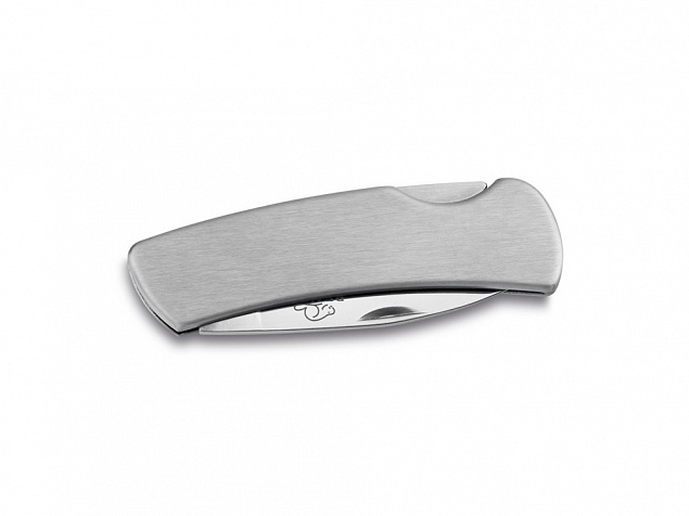 Карманный нож с зажимом безопасности «GARMISCH» с логотипом в Нефтекамске заказать по выгодной цене в кибермаркете AvroraStore