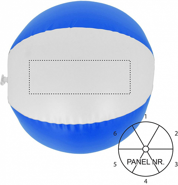 Мяч надувной пляжный с логотипом в Нефтекамске заказать по выгодной цене в кибермаркете AvroraStore