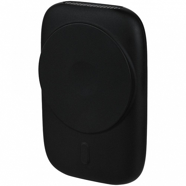 Универсальный магнитный аккумулятор Feel Motion, 5000 мАч, черный с логотипом в Нефтекамске заказать по выгодной цене в кибермаркете AvroraStore